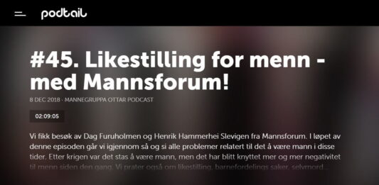 Podcast med Mannsforum