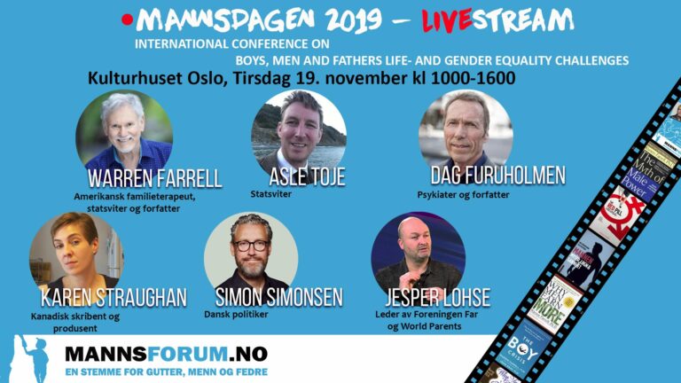 Mannsdagen 2019 Livestream fra Kulturhuset Oslo