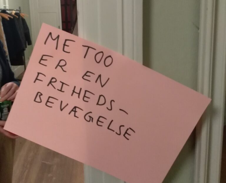 Foredrag om Metoo ble etterfulgt av protester