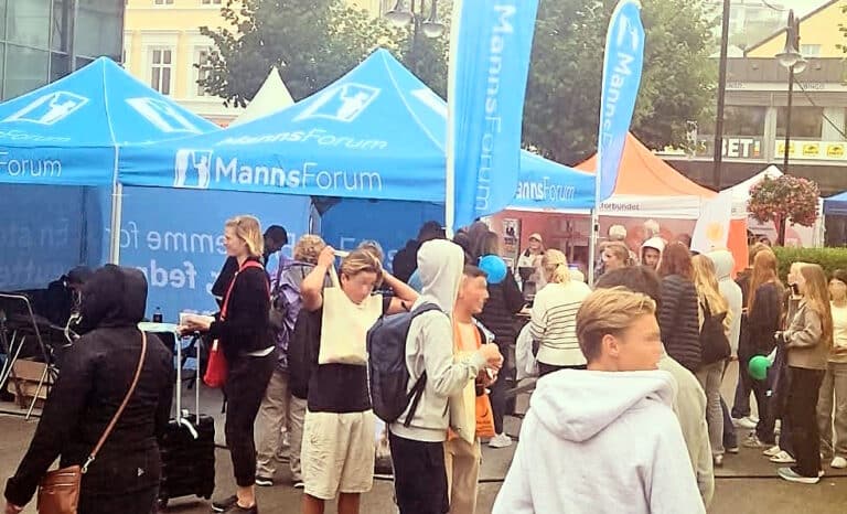 MannsForum på Arendalsuka: – Blåknappen ble en suksess, og samtalene var mange