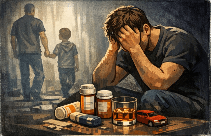 Utenforskap, selvskading og selvmord. Illustrasjon: KI/MannsForum