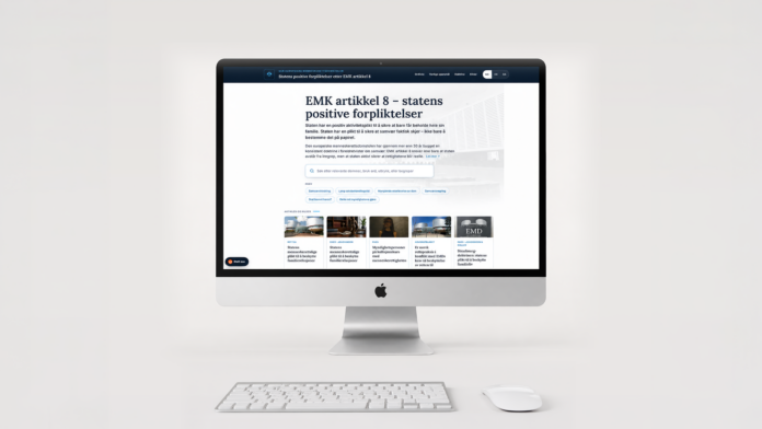 MannsForum lanserer Artikkel8.no – et gratis digitalt verktøy som gjør EMD-praksis om statens positive forpliktelser etter EMK artikkel 8 lettere tilgjengelig for jurister, fagfolk og berørte foreldre.
