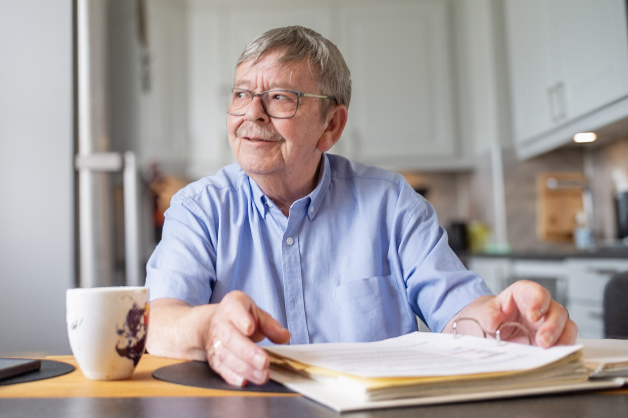 SOM Å KRYPE RUNDT I EN KALD KJELLER: Sverre Hugo Rokstad beskriver årene før vendepunktet i 1997 som en periode preget av maktesløshet og stadig mørkere tanker. «Det var som å bare krype rundt i en kald kjeller», sier han. Erfaringene gjorde at møtene med andre fedre i dype livskriser senere fikk en særlig betydning for ham. Foto: Bjørn Joachimsen.